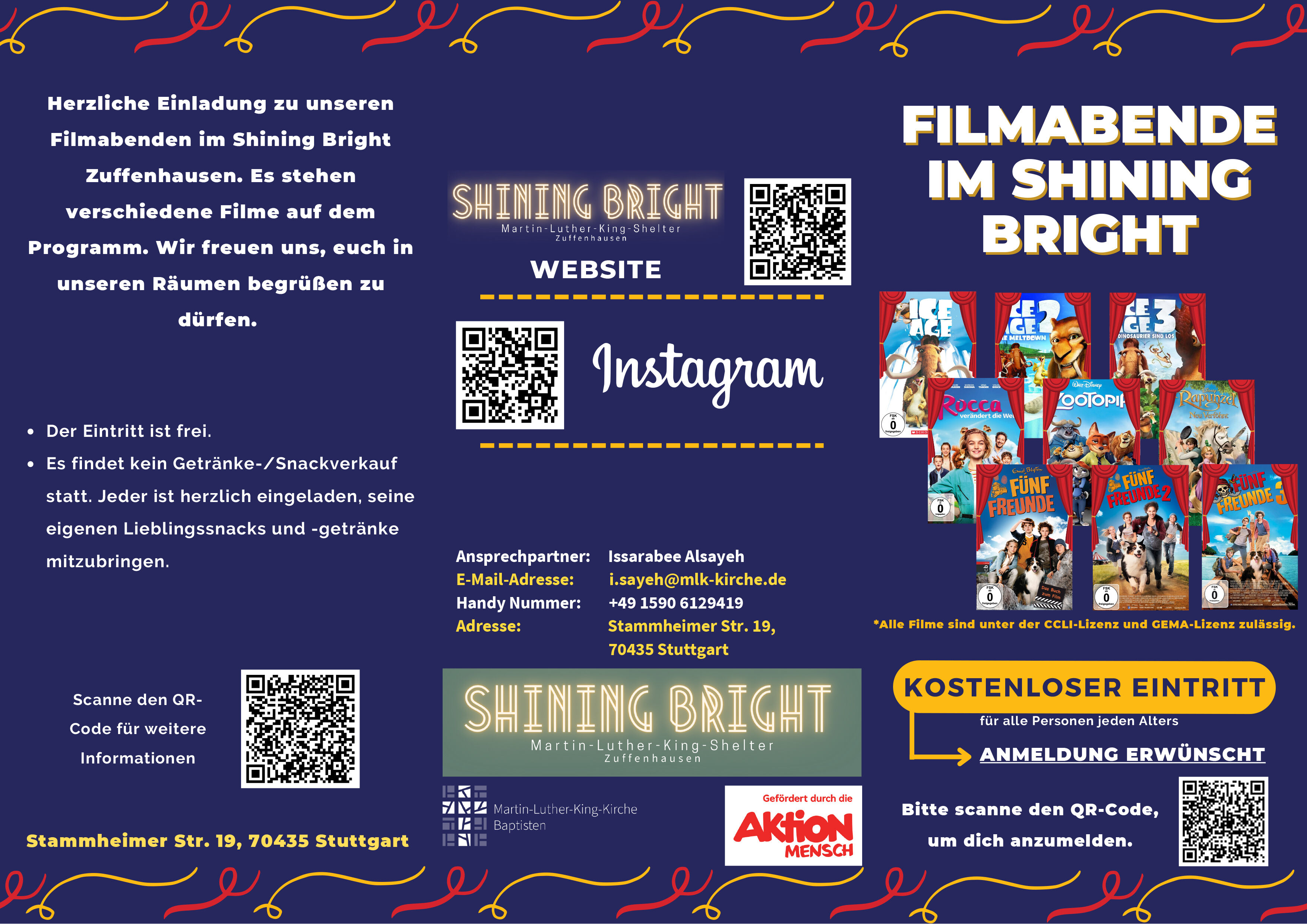 shining bright Filmabende 20231 1 flyer