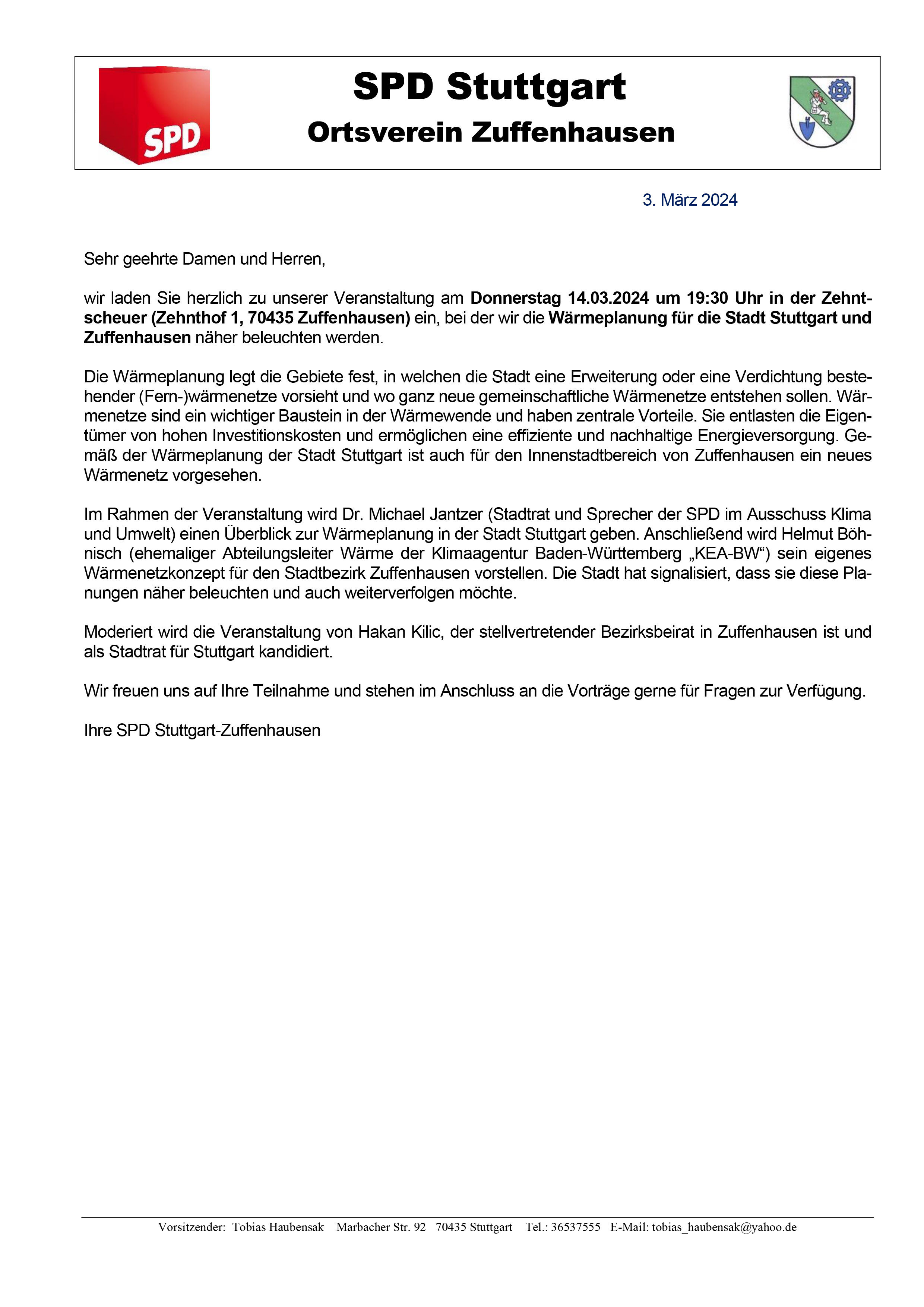 SPD Einladung Wärmewende 14.03